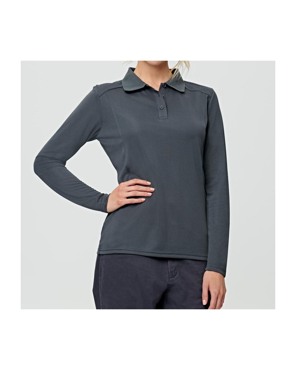 Bamboo Long Sleeves Polo - LADIES