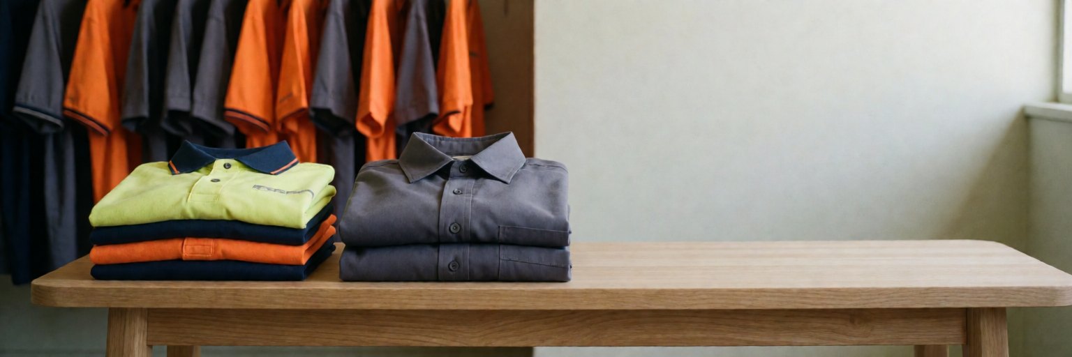 Polos and shirts in the Ausai shop