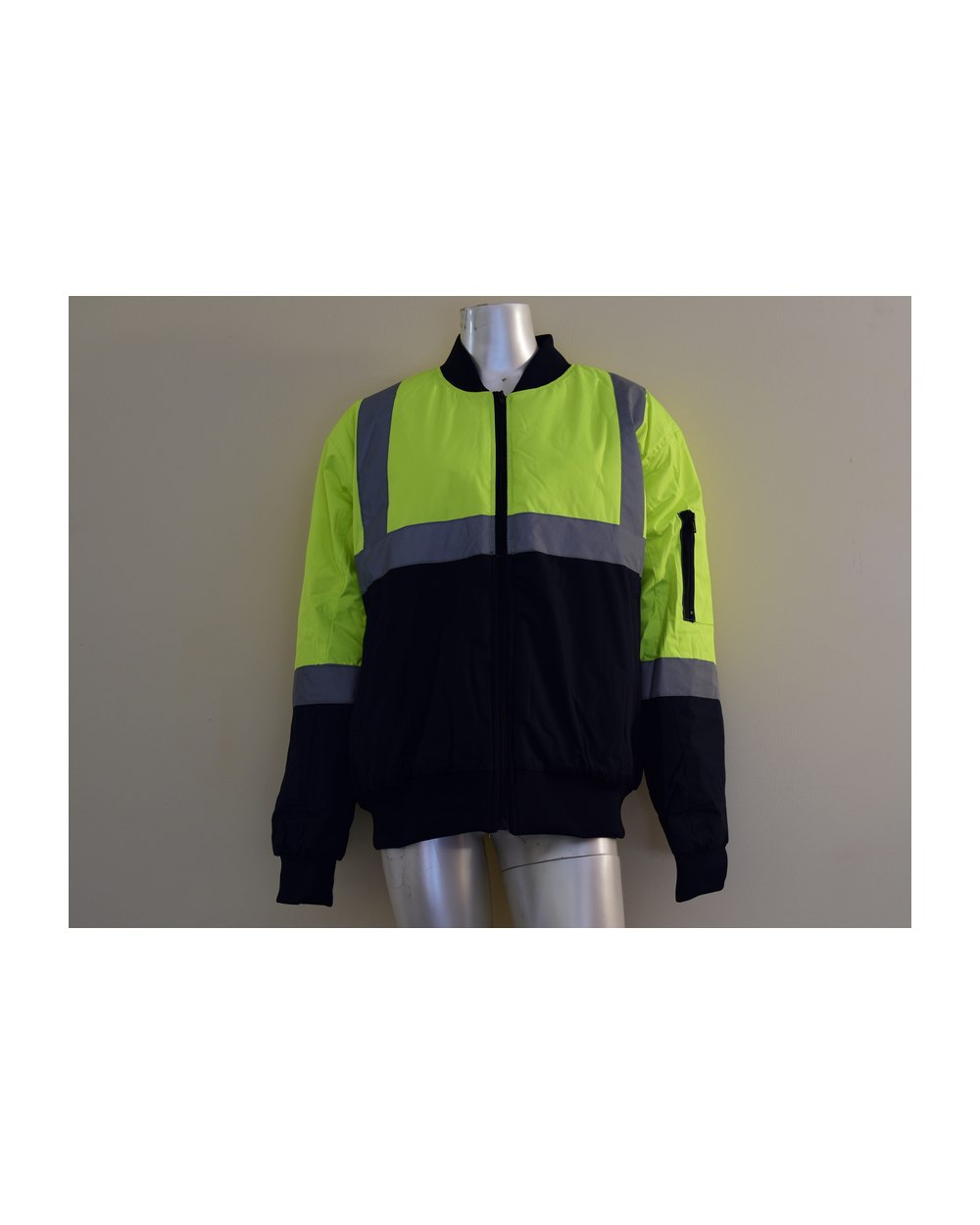 Hi Vis Jacket with Reflective Tape