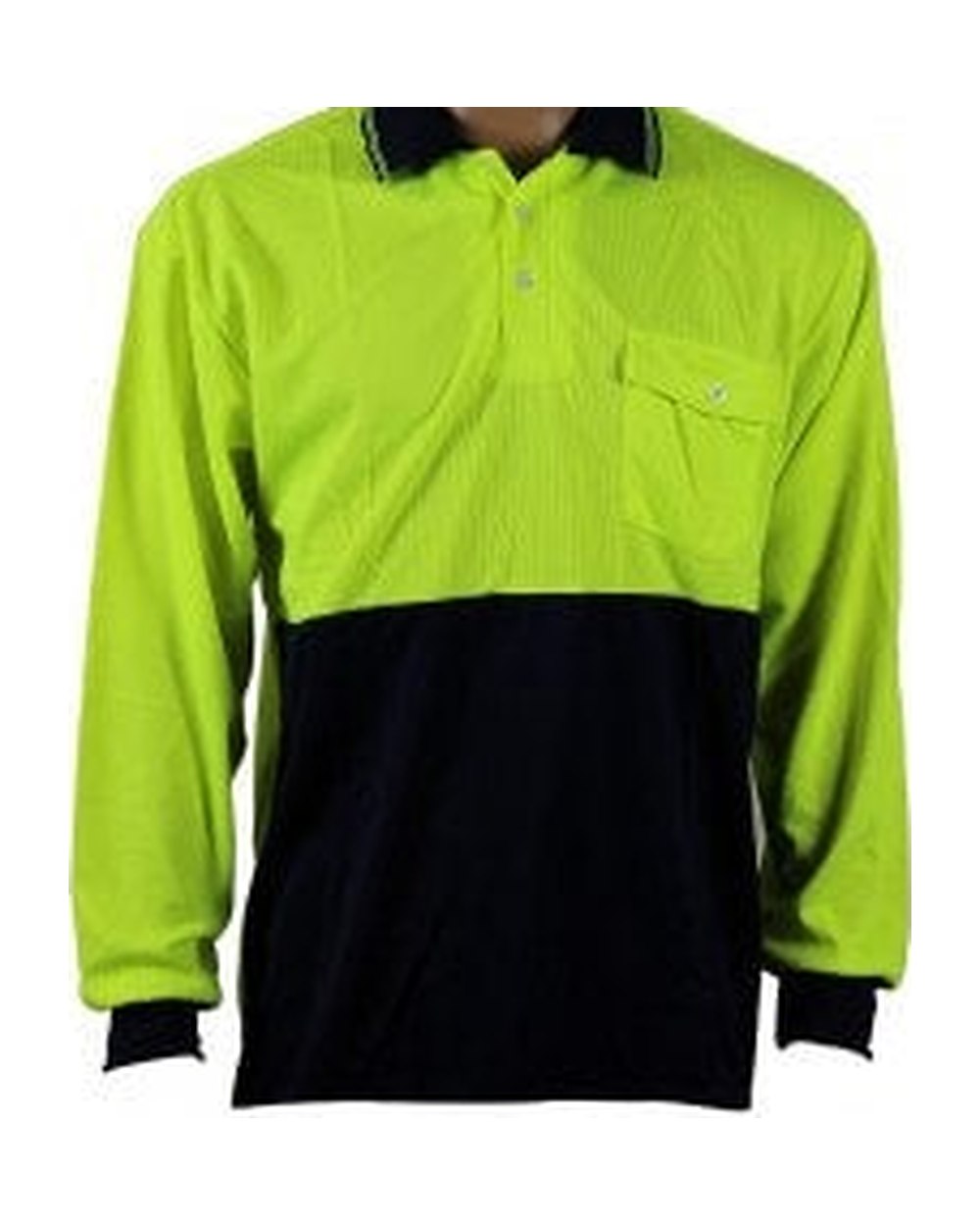 Hi Vis Polo Long Sleeve