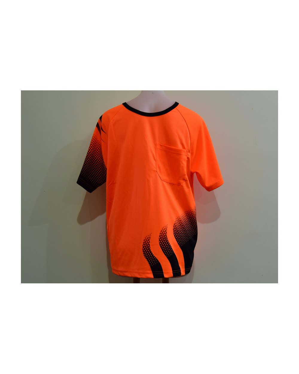 Hi Vis Polo Short Sleeve Round Neck