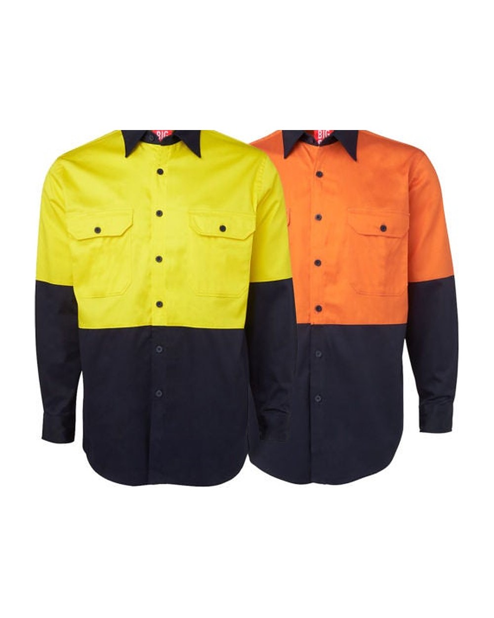 Hi Vis Shirt Long Sleeve Cooler with Reflective Tape